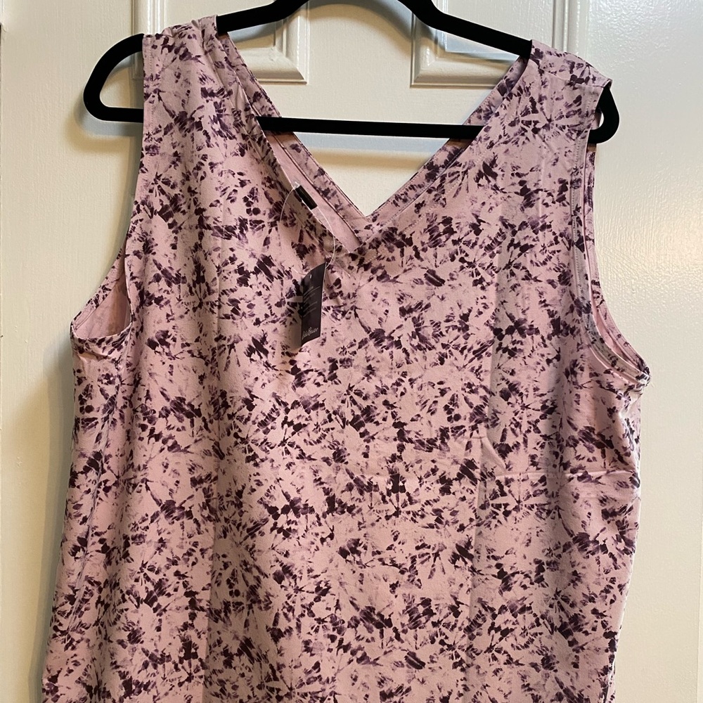 NEW Eddie Bauer Departure Tank, Beachglass, Purple - Picture 3 of 3